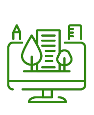 grid icon for 2D and 3D design plans